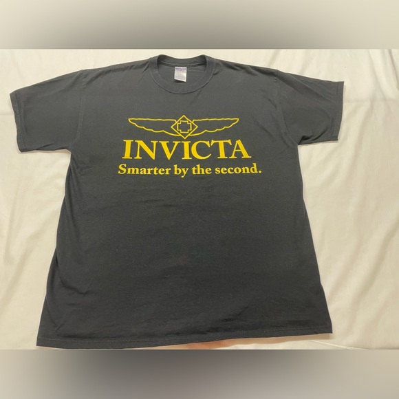 Jerzees Other - Mens Invicta Jerzees Black Short Sleeve T-Shirt Size XL